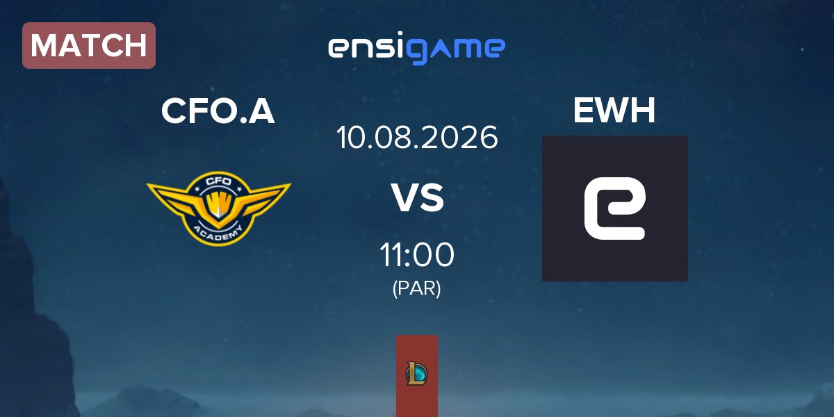 Match CTBC Flying Oyster Academy CFO.A vs Embrace Whatever Happens EWH | 10.08