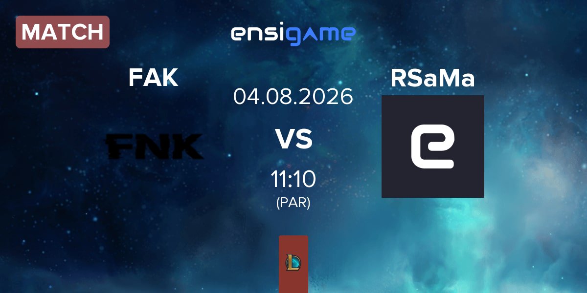 Match Frank Esports FAK vs RogerSaMa RSM | 04.08
