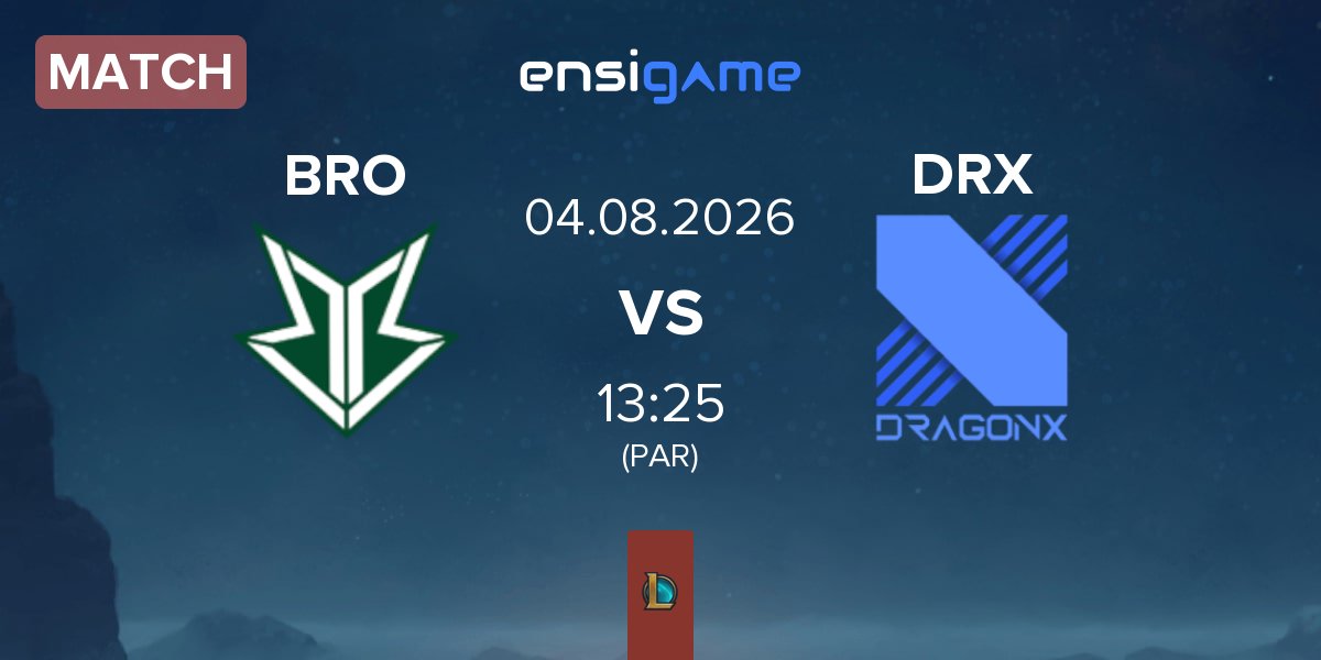 Partida HANJIN BRION BRO vs Kiwoom DRX DRX | 04.08