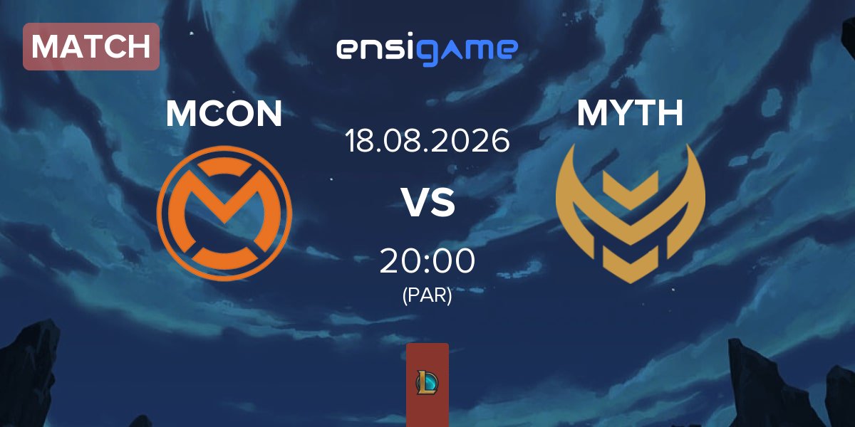 Match mCon esports MCON vs Myth Esports MYTH | 18.08