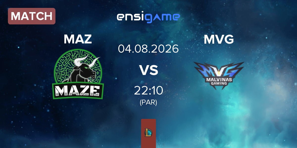 Partida Maze Gaming MAZ vs Malvinas MVG | 04.08