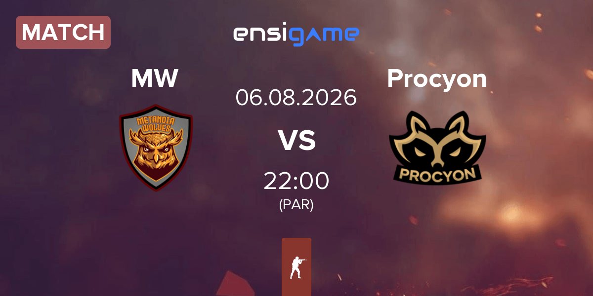Match Metanoia Wolves MW vs Procyon | 06.08