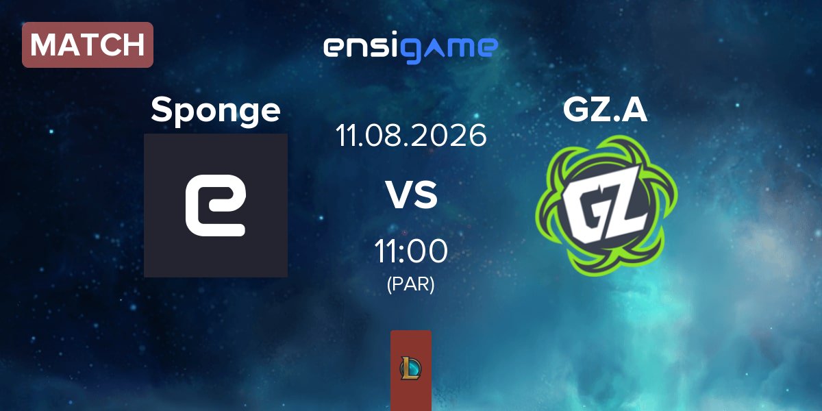 Partida Sponge Gaming Sponge vs Ground Zero Academy GZ.A | 11.08