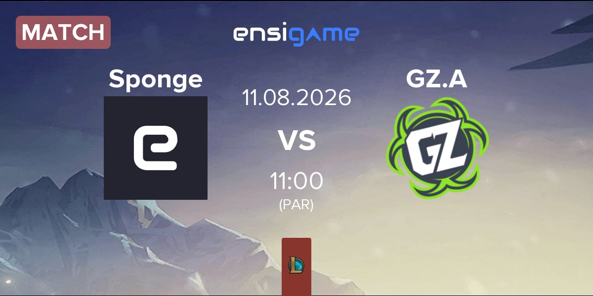 Match Sponge Gaming Sponge vs Ground Zero Academy GZ.A | 11.08