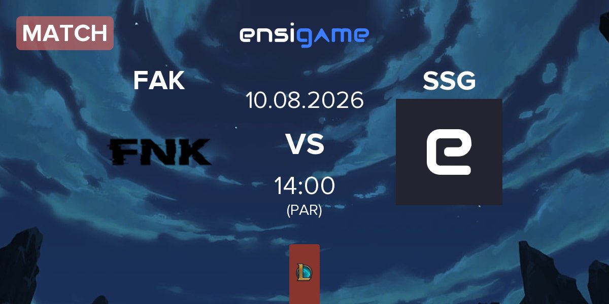 Partida Frank Esports FAK vs SillySilly Gaming SSG | 10.08
