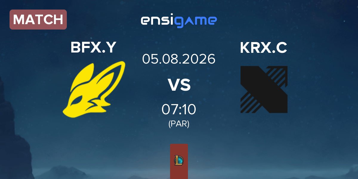 Partida BNK FearX Youth BFX.Y vs Kiwoom DRX Challengers KRX.C | 05.08