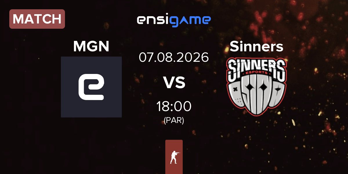Match MANGANESE MGN vs Sinners Esports Sinners | 07.08