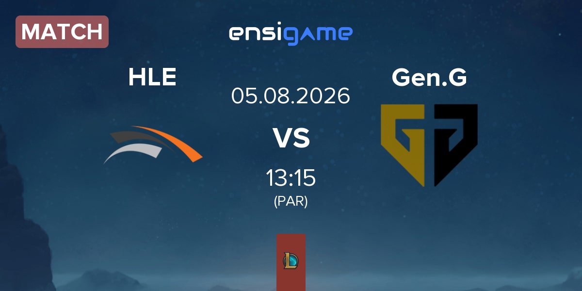 Partida Hanwha Life Esports HLE vs Gen.G Esports Gen.G | 05.08