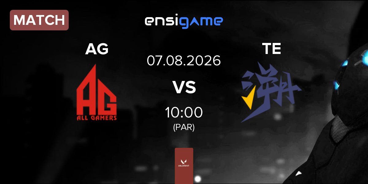 Partida ALL GAMERS AG vs Trace Esports TE | 07.08