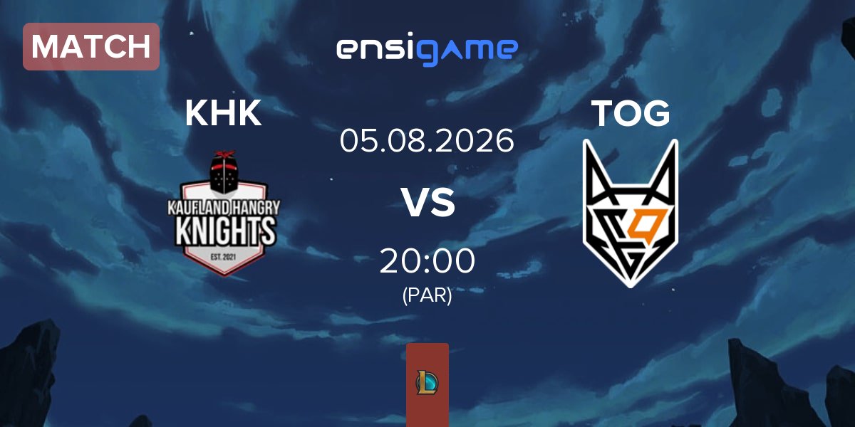 Partida Kaufland Hangry Knights KHK vs TeamOrangeGaming TOG | 05.08