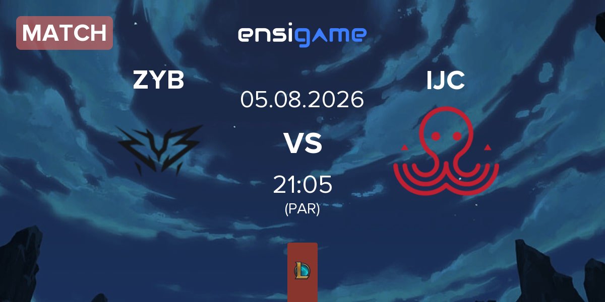 Match ZYB Esport ZYB vs Ici Japon Corp IJC | 05.08
