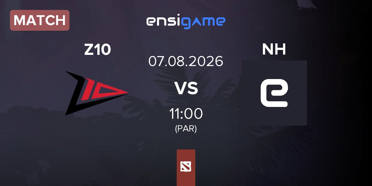 Partida Zero Tenacity Z10 vs No Hoodwink NH | 07.08