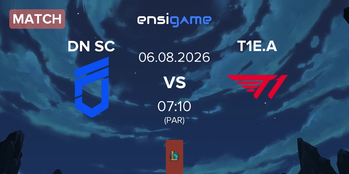 Partida DN SOOPers Challengers DN SC vs T1 Esports Academy T1E.A | 06.08