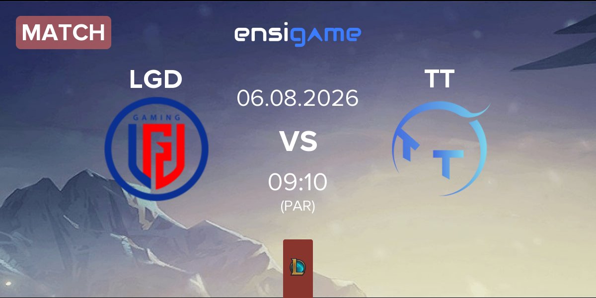 Partida LGD Gaming LGD vs ThunderTalk Gaming TT | 06.08