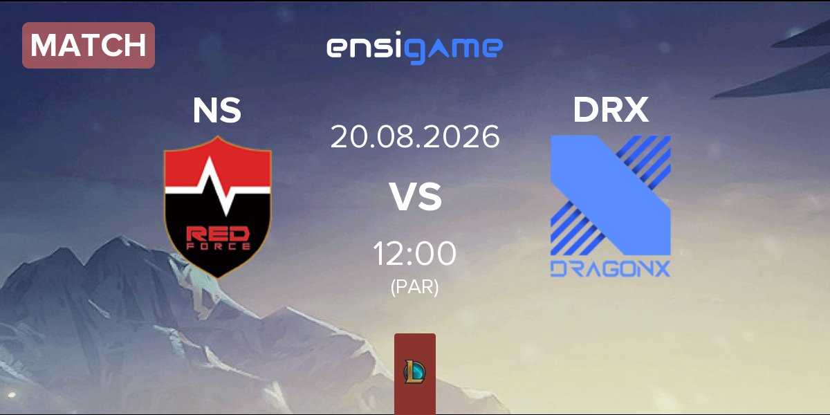 Match Nongshim RedForce NS vs Kiwoom DRX DRX | 20.08