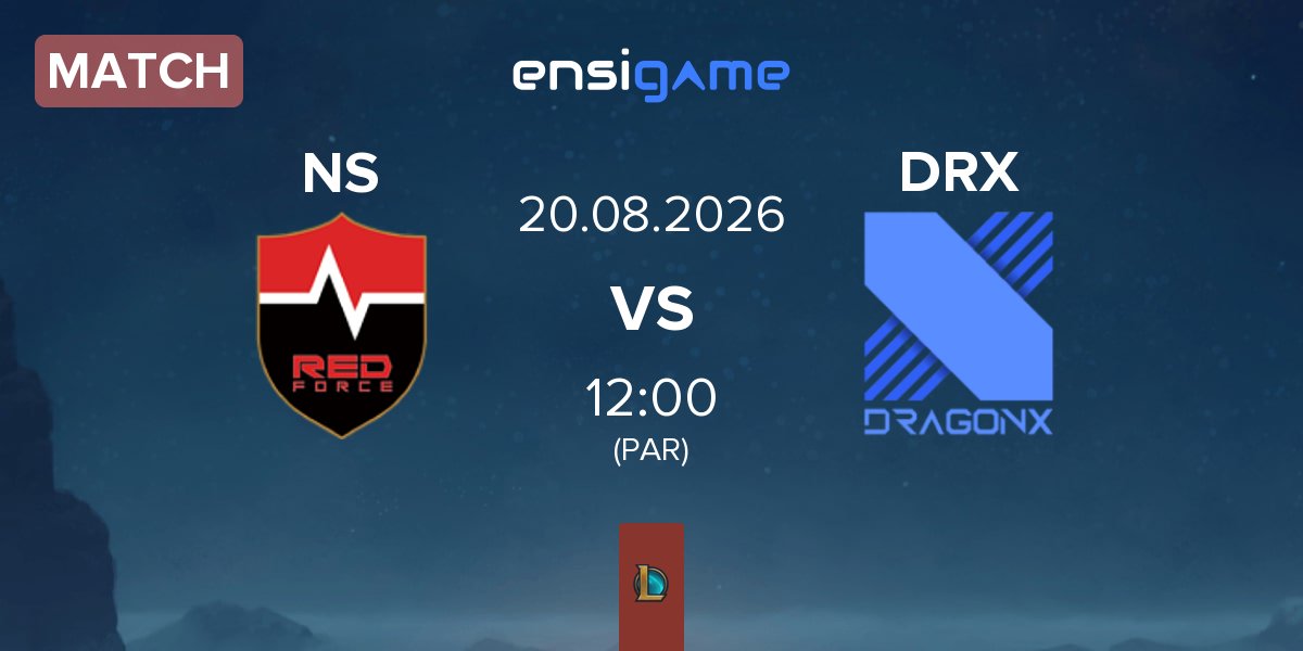 Partida Nongshim RedForce NS vs Kiwoom DRX DRX | 20.08