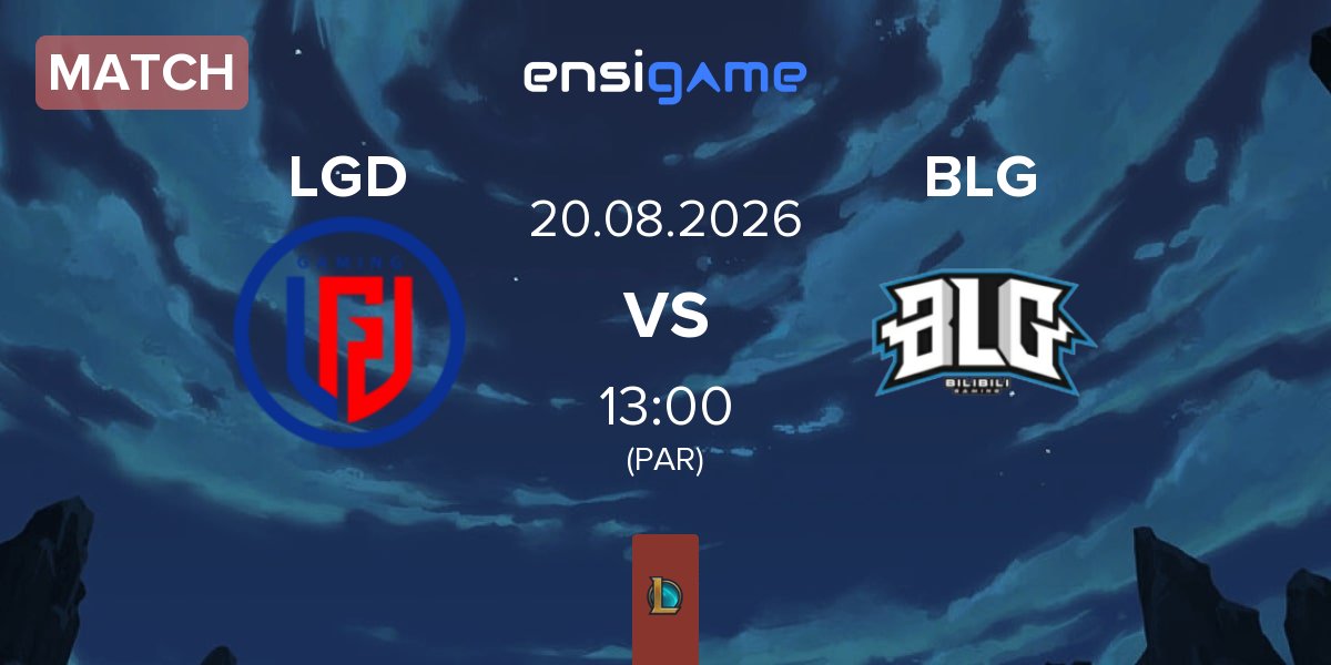Partida LGD Gaming LGD vs Bilibili Gaming BLG | 20.08