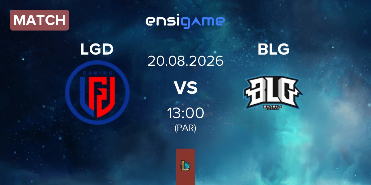 Match LGD Gaming LGD vs Bilibili Gaming BLG | 20.08