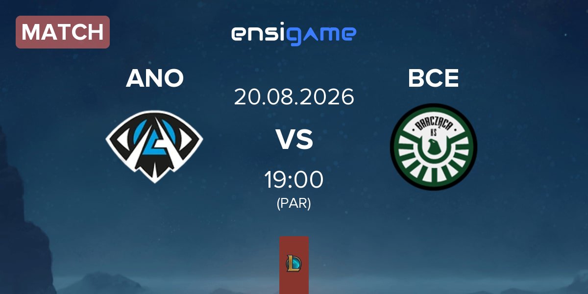 Match Anonymo Esports ANO vs Barcząca Esports BCE | 20.08
