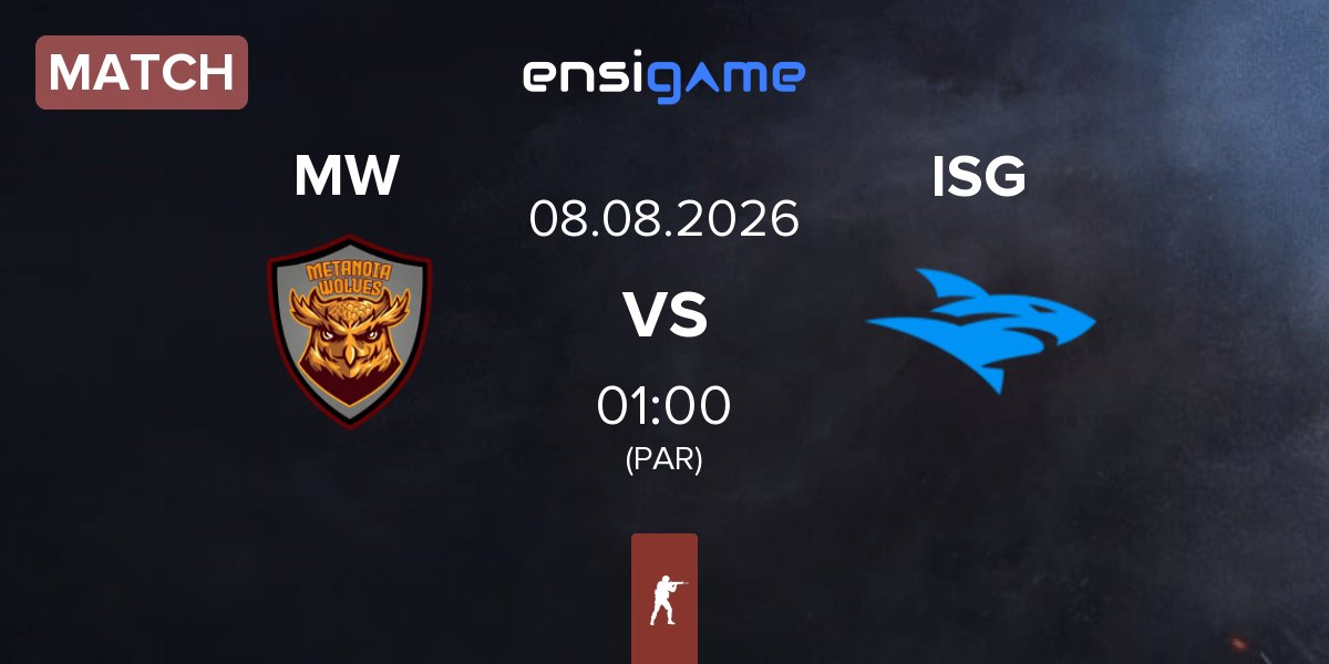 Partida Metanoia Wolves MW vs Isurus Gaming ISG | 08.08