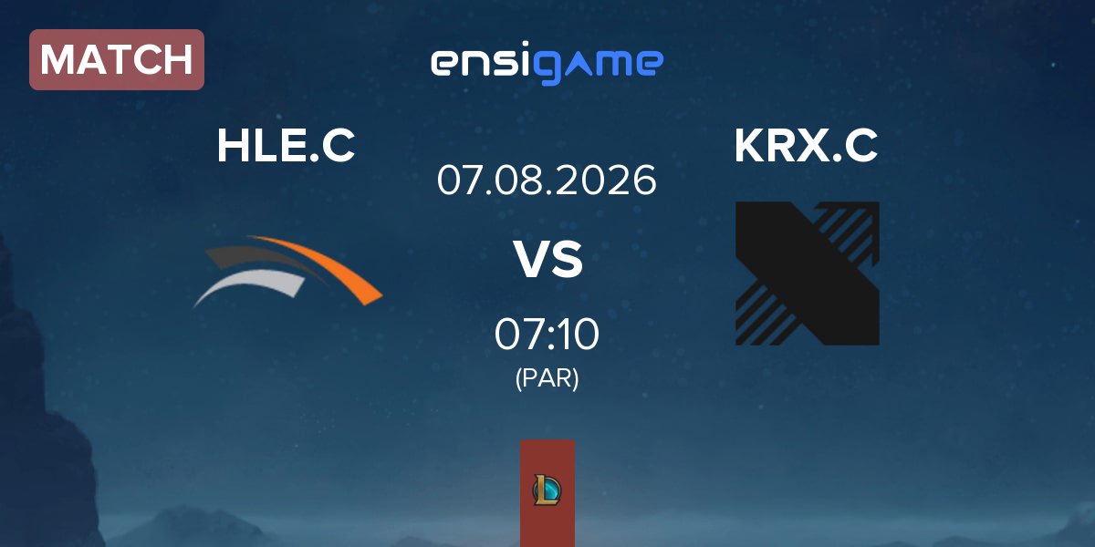 Match Hanwha Life Esports Challengers HLE.C vs Kiwoom DRX Challengers KRX.C | 07.08