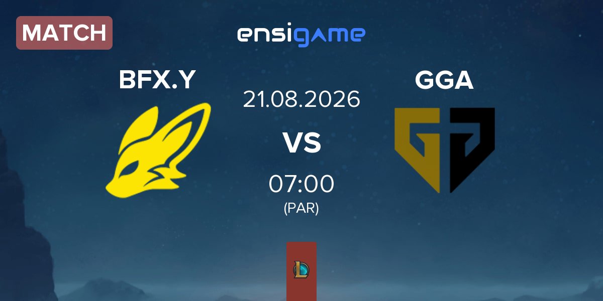 Match BNK FearX Youth BFX.Y vs Gen.G Global Academy GGA | 21.08