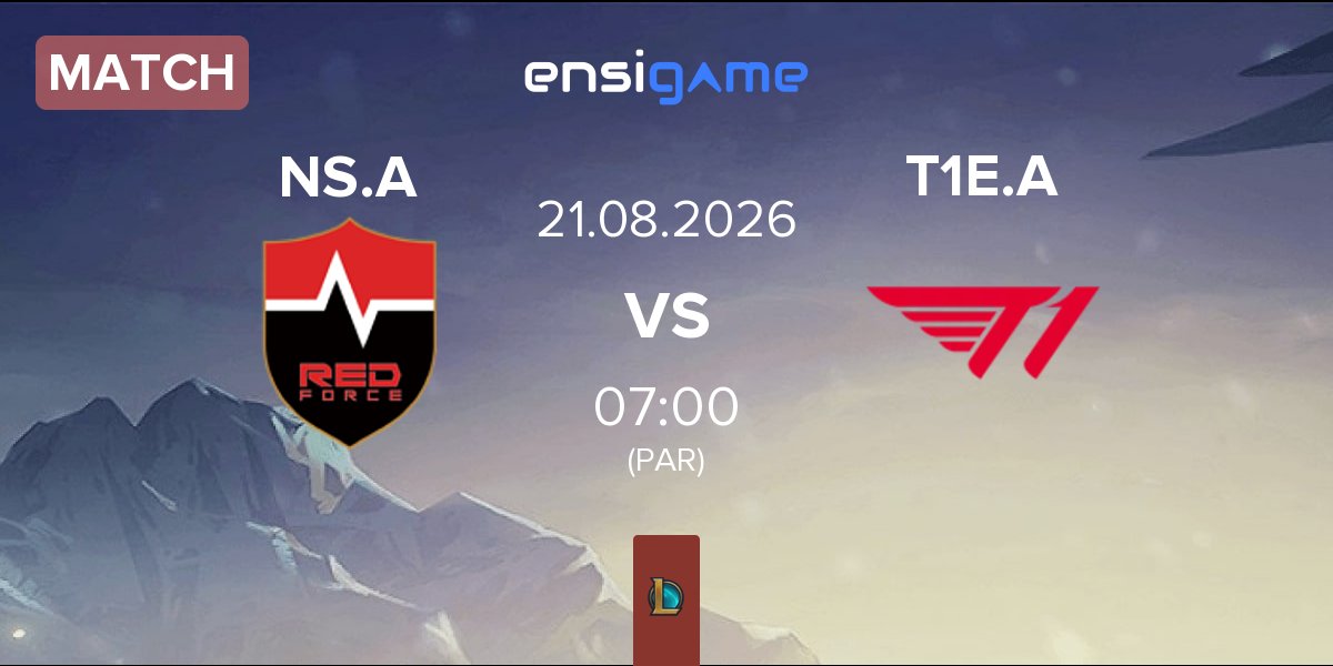 Partida Nongshim Esports Academy NS.A vs T1 Esports Academy T1E.A | 21.08
