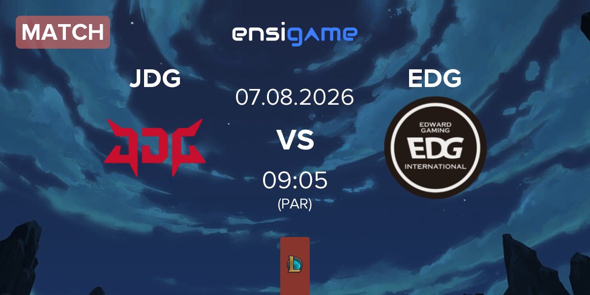 Partida JD Gaming JDG vs EDward Gaming EDG | 07.08