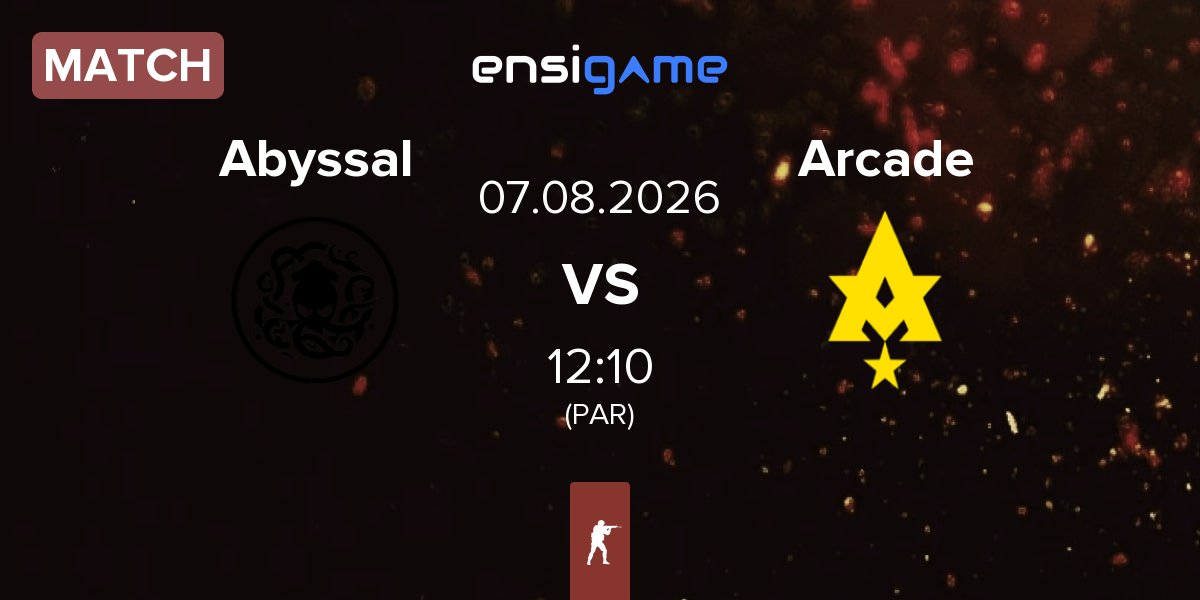 Partida Team Abyssal Abyssal vs Arcade Esports Arcade | 07.08