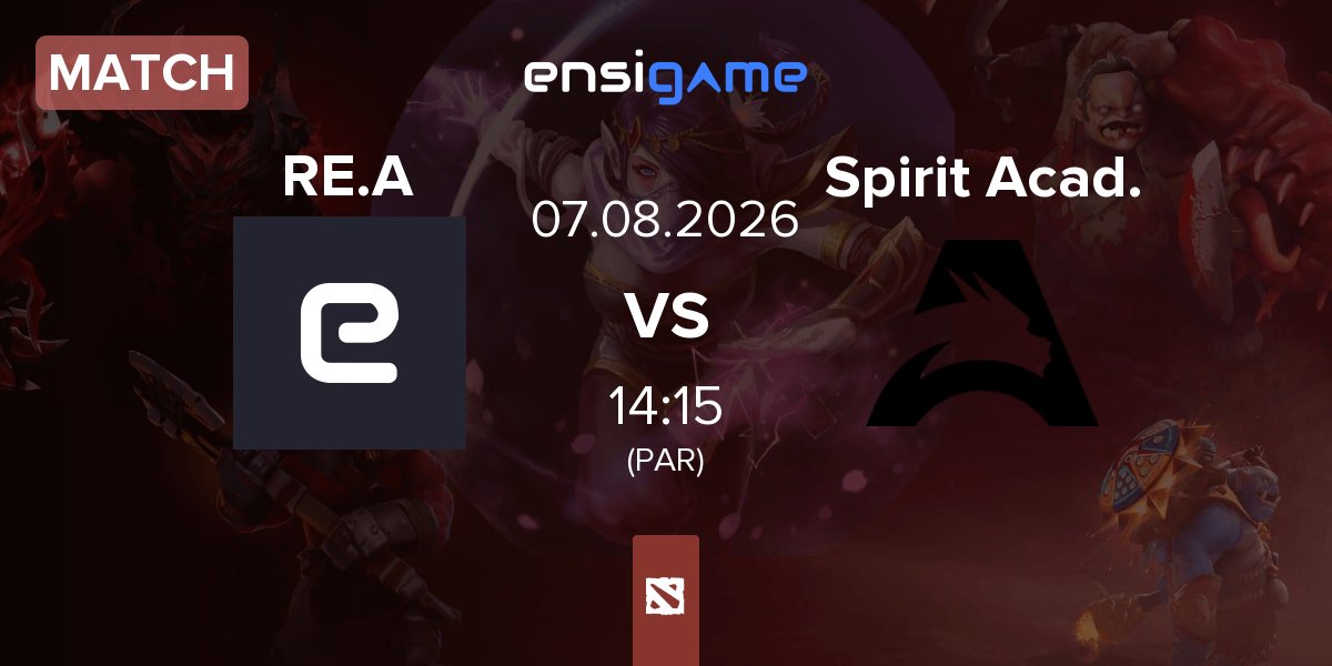 Match RE Arise RE.A vs Team Spirit Academy Spirit Acad. | 07.08