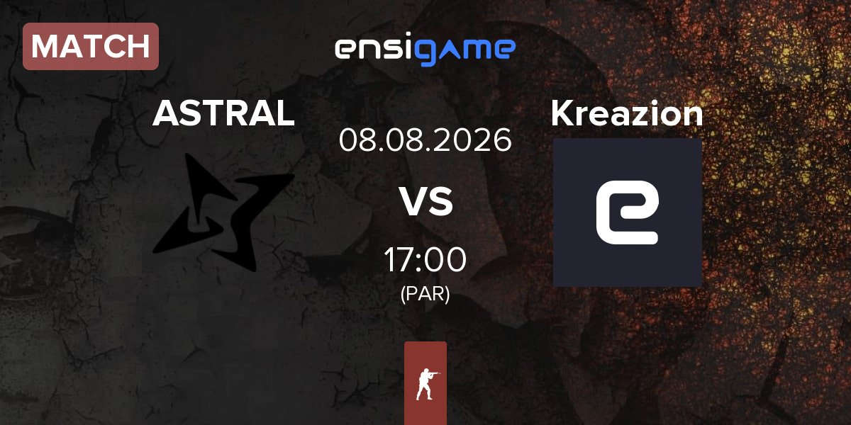 Match ASTRAL ESPORTS ASTRAL vs Kreazion | 08.08