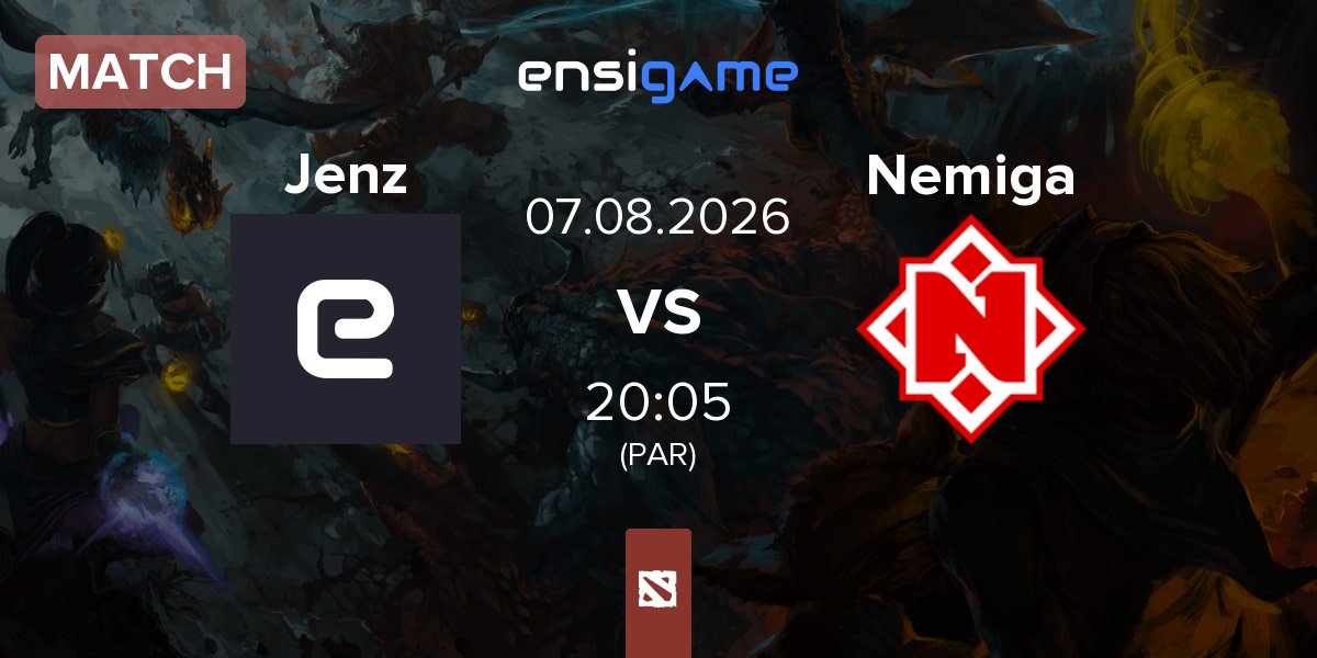 Match Team Jenz Jenz vs Nemiga Gaming Nemiga | 07.08