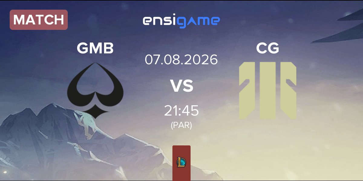 Match GMBLERS ESPORTS GMB vs Colossal Gaming CG | 07.08