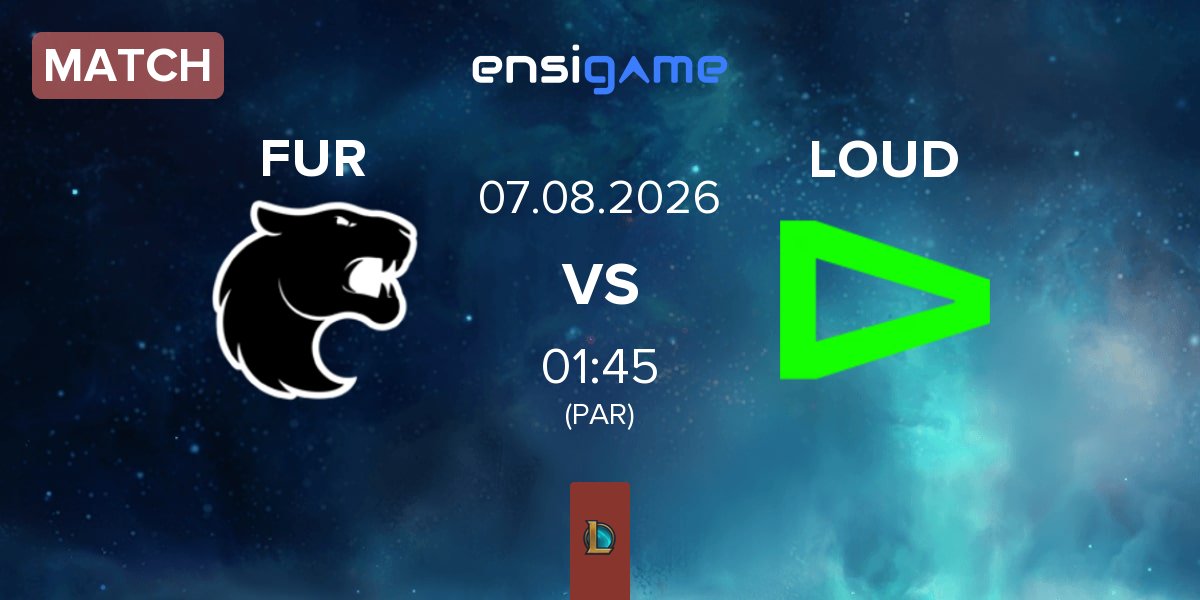 Partida FURIA Esports FUR vs LOUD | 07.08