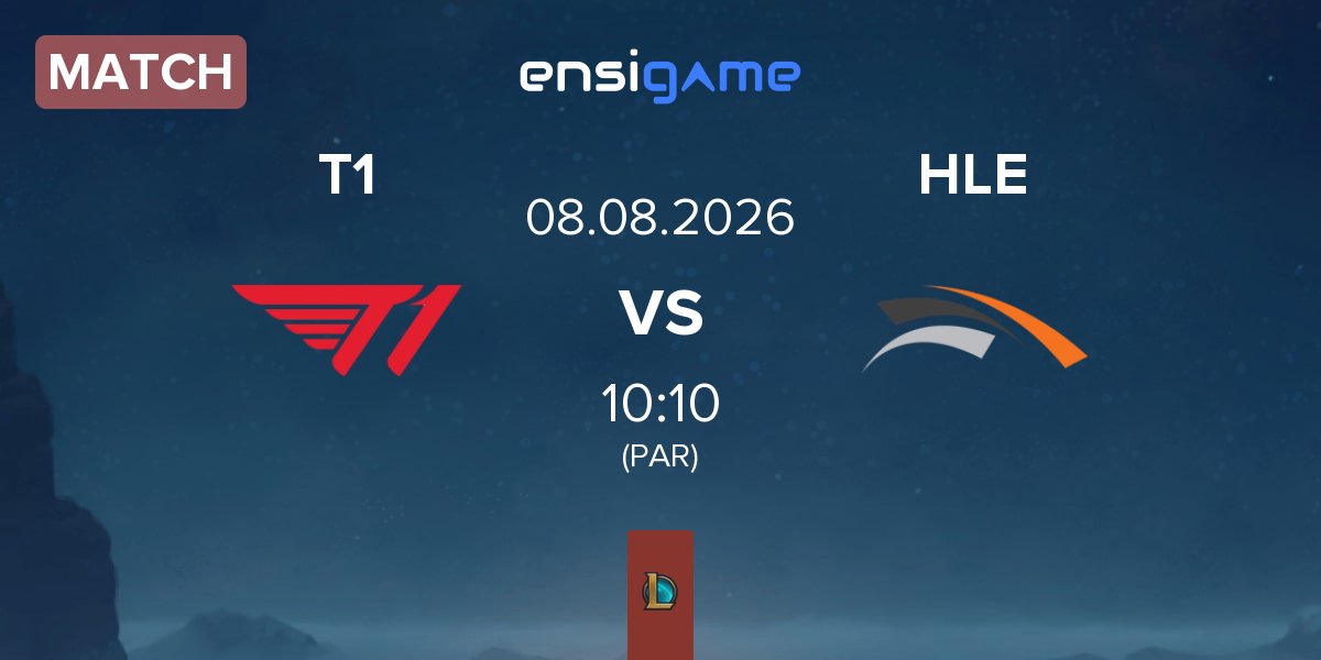 Match T1 vs Hanwha Life Esports HLE | 08.08