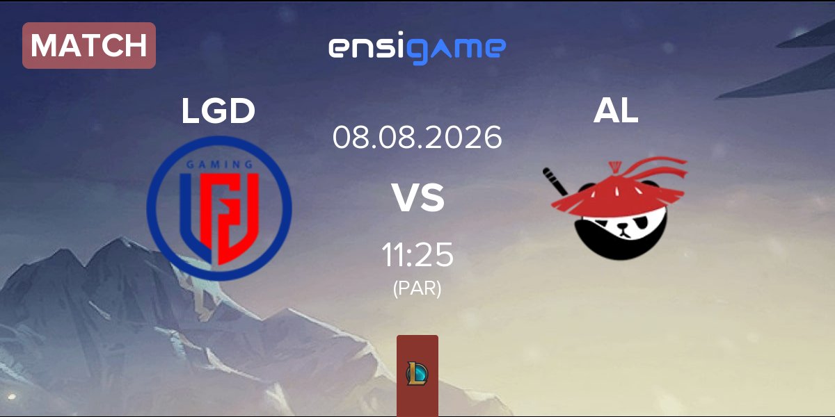 Partida LGD Gaming LGD vs Anyone's Legend AL | 08.08