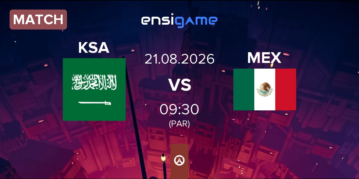 Match Saudi Arabia KSA vs Mexico MEX | 21.08