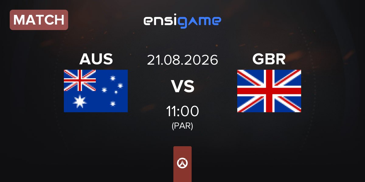 Match Australia AUS vs United Kingdom GBR | 21.08