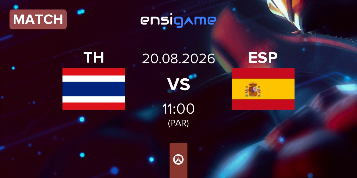 Match Thailand TH vs Spain ESP | 20.08