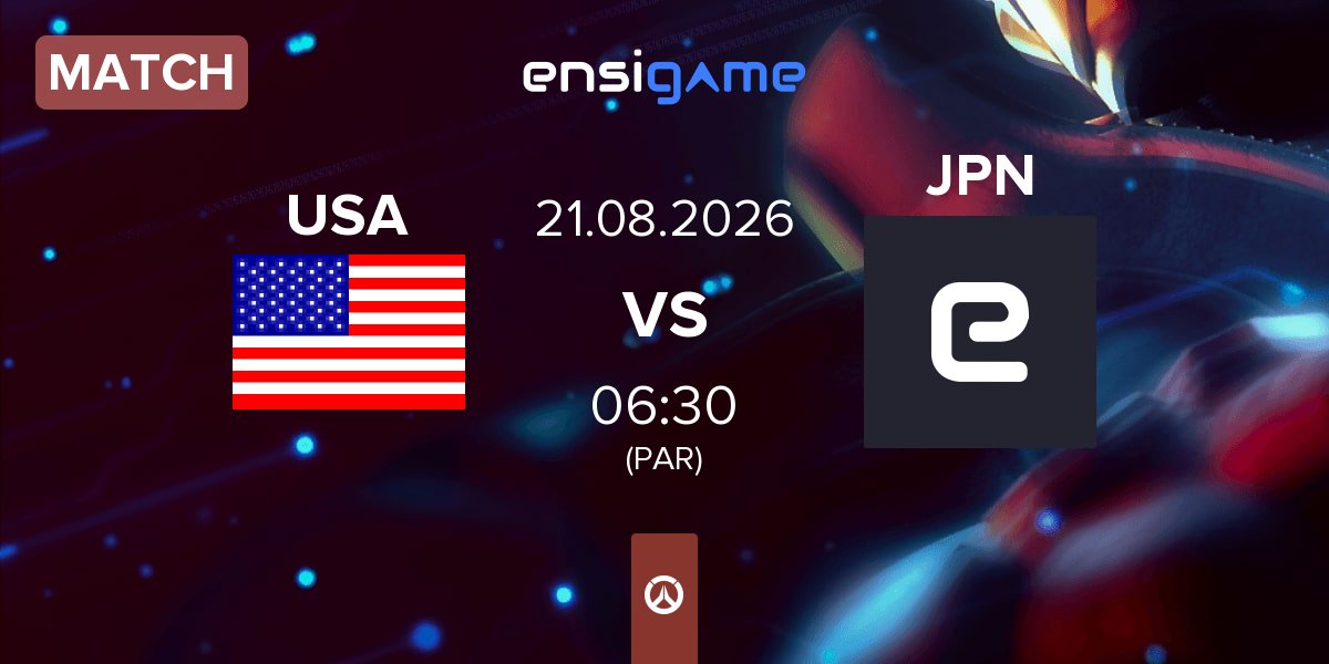 Partida United States USA vs Japan JPN | 21.08