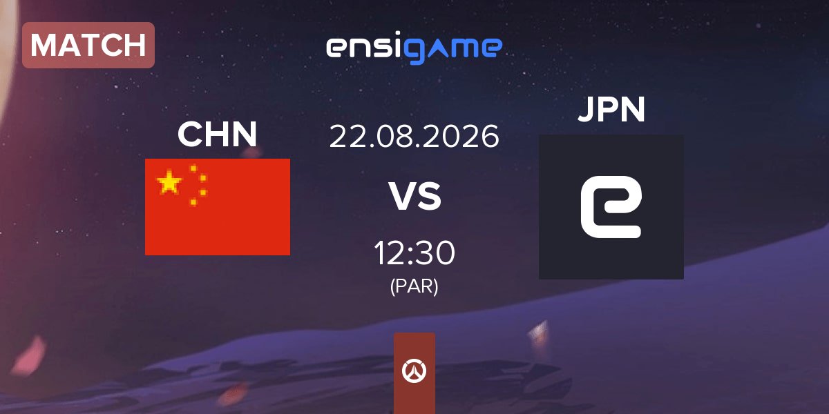 Partida China CHN vs Japan JPN | 22.08