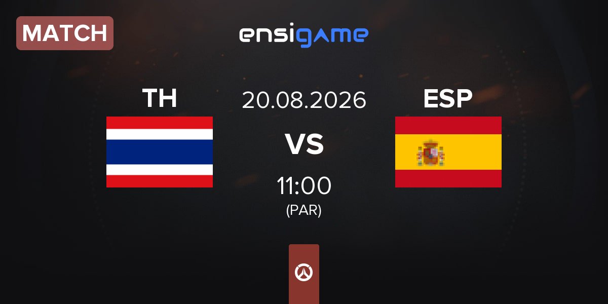 Partida Thailand TH vs Spain ESP | 20.08