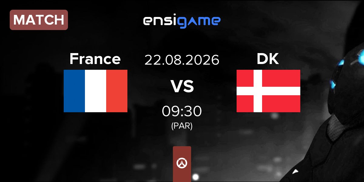 Match France vs Denmark DK | 22.08