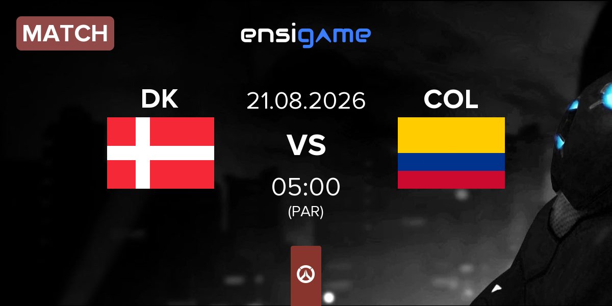 Match Denmark DK vs Colombia COL | 21.08