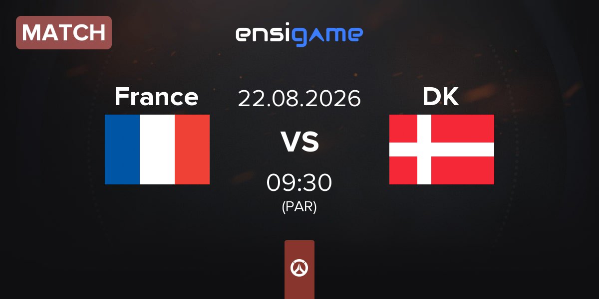 Match France vs Denmark DK | 22.08