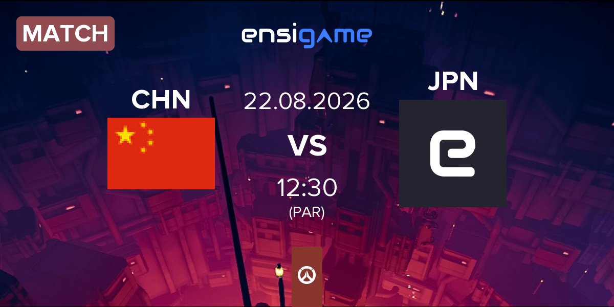 Match China CHN vs Japan JPN | 22.08
