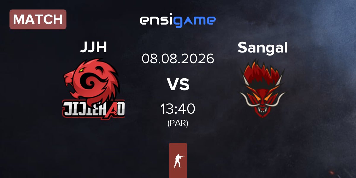 Partida JiJieHao JJH vs Sangal Esports Sangal | 08.08