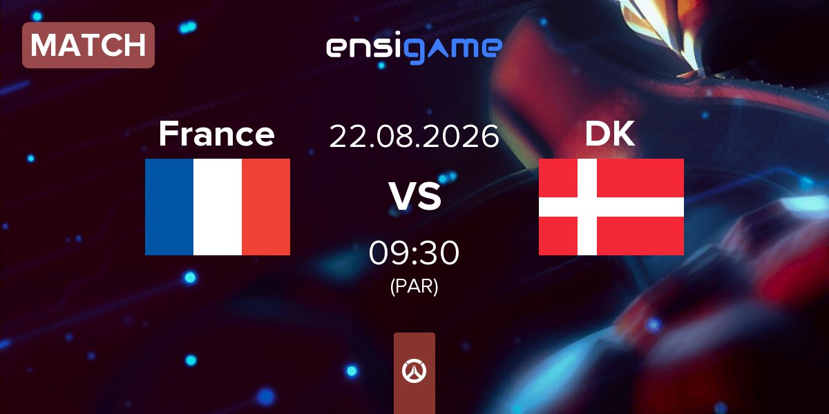 Match France vs Denmark DK | 22.08