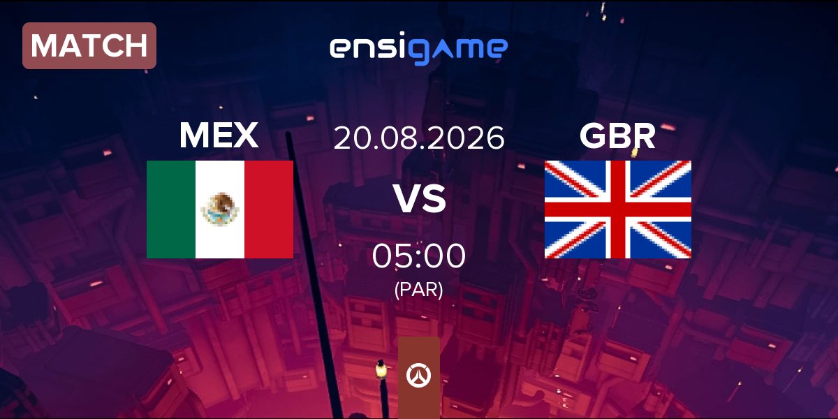 Match Mexico MEX vs United Kingdom GBR | 20.08