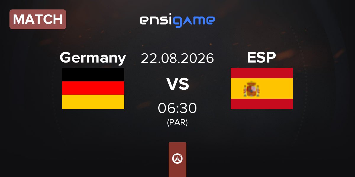 Partida Germany vs Spain ESP | 22.08